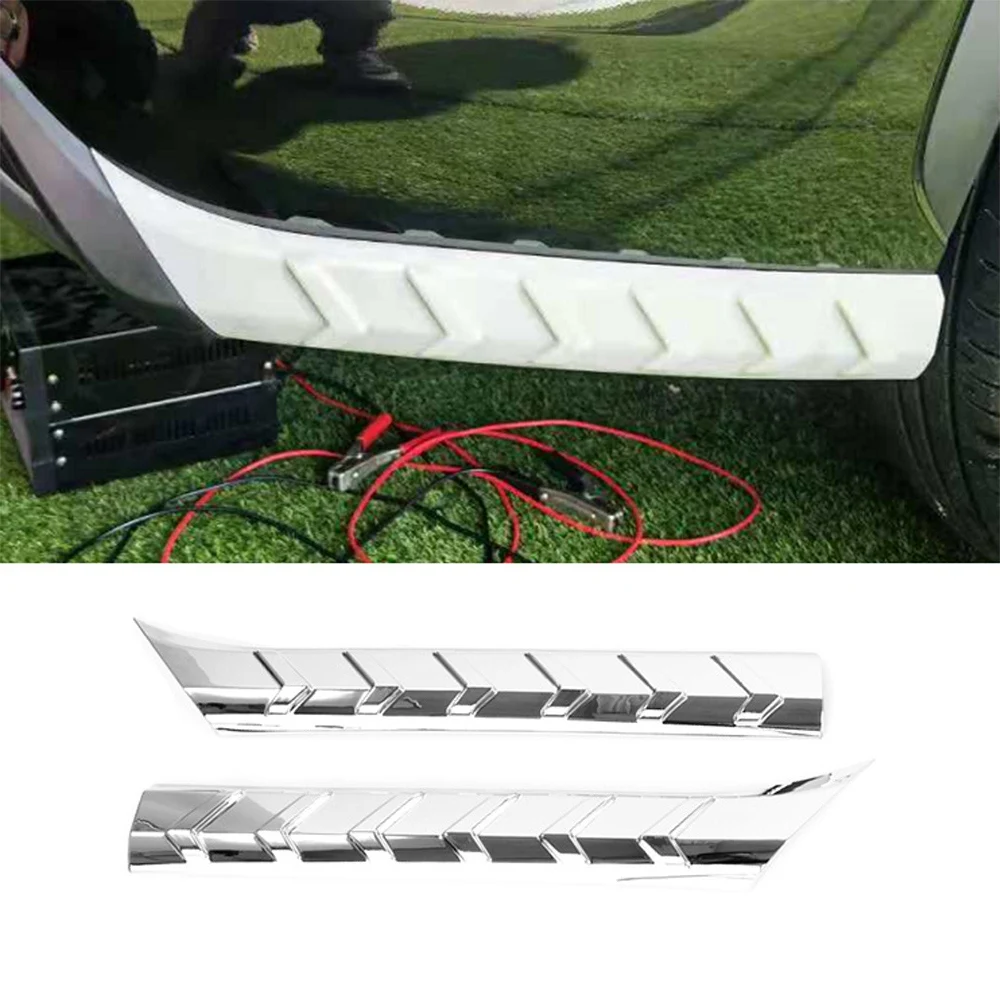 Car Bumper Rear Corner Protection Decorative Strip Rear Wrap Corner Anti-Scratch Cover for Toyota Highlander 2021 2022