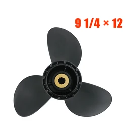 Boat Engine Propeller For Suzuki 8 9.9 15 20 HP 9 1/4 *12 Motor Aluminum Alloy Screw 3 Blade10 Spline Tooth 58100-89L50-019