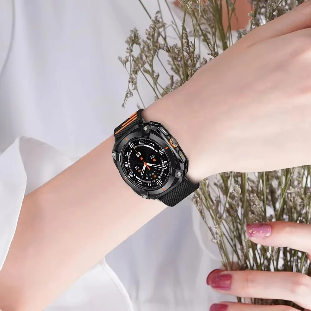 حافظة معدنية للرجال لهاتف سامسونج جالاكسي الترا Watch7 47 ملم من سبائك الألومنيوم غطاء حماية لملحقات ممتص الصدمات لهاتف جالاكسي الترا 7