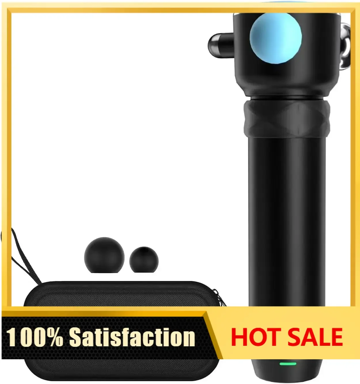 Pro R1 Therapy Massager - Handheld Deep Tissue Vibration Massager for Full Body Pain Relief & Fascial limitation & Treats