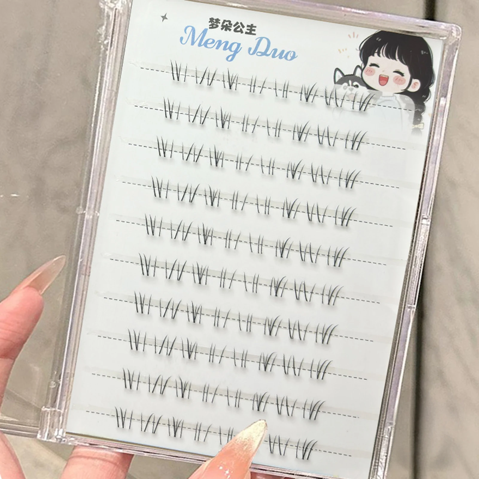 Selbstklebende untere Wimpern, Fee, gefälschte Wimpern, segmentiert, natürlich, unter den Wimpern, Manga-Unterwimpern, Make-up, Wimpern, DIY-Werkzeug