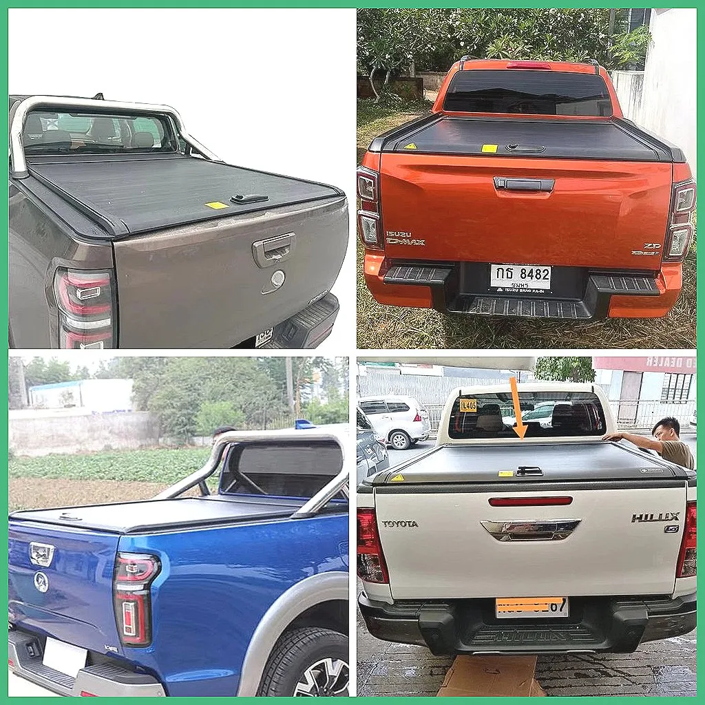 

MAXUS T60 Great Wall Poer GWM Cannon D-Max Navara NP300 Roll Up Truck Bed Tonneau Cover