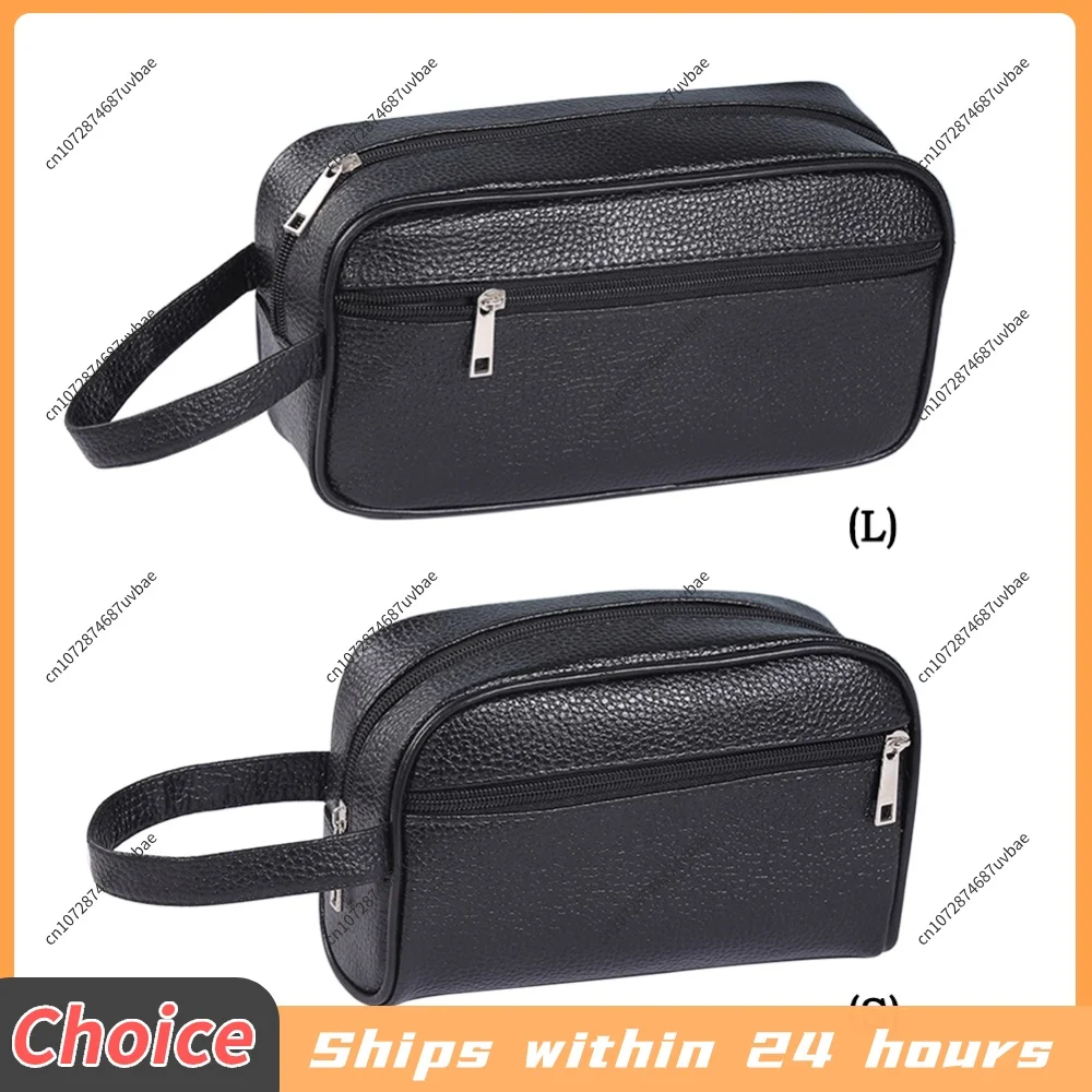 Men Women Fashion Wristlet Bag Creative PU Leather Mobile Phone Wristlet Bag Pure Color Small Handbags Wallet