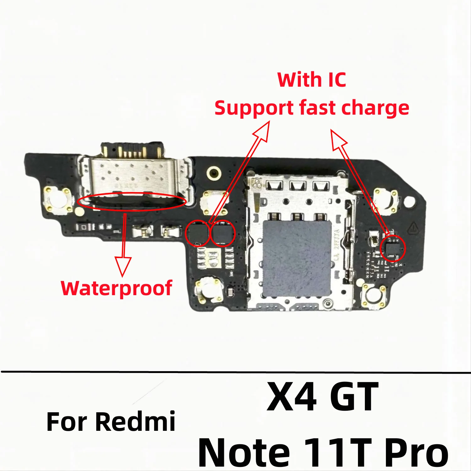 20 шт./партия, гибкий USB-кабель для зарядного устройства Redmi Note 11E 11T X4 Pro 4G GT