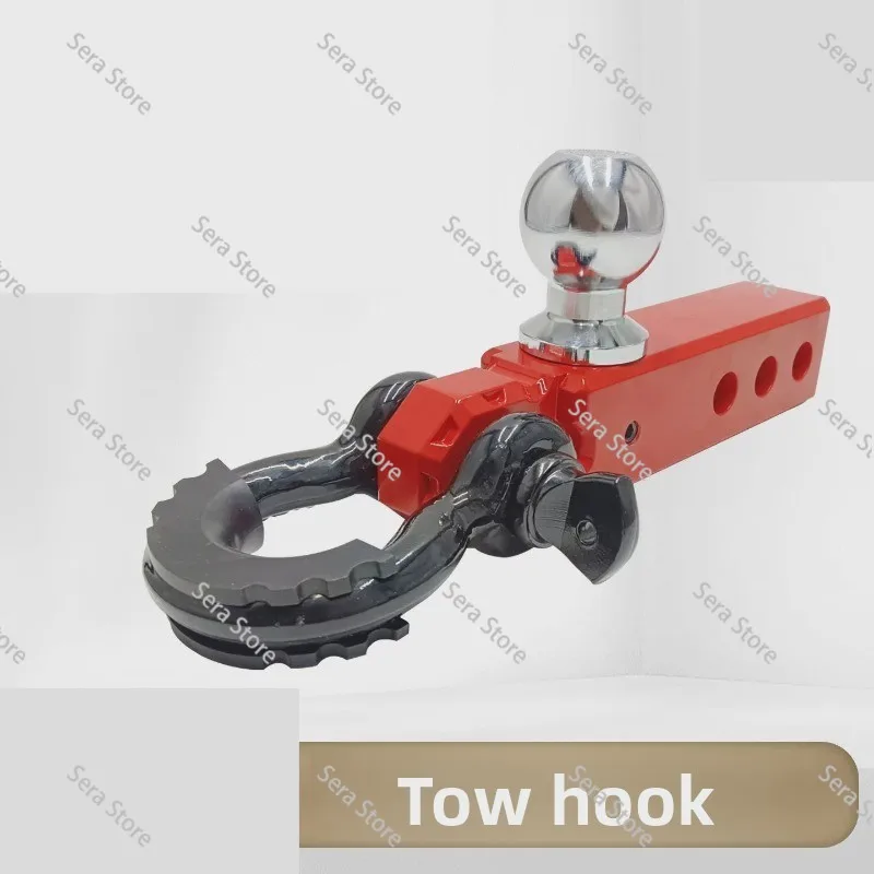Trailer Arm Aluminum Alloy Trailer Ball Head Shackle Solid Trailer Hook Arm Towing Hook Quick Plug