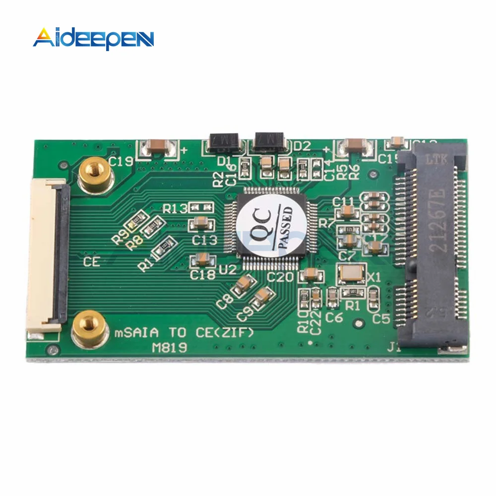 Mini SATA mSATA PCI-E SSD to 40pin 1.8 Inch ZIF CE Converter Card