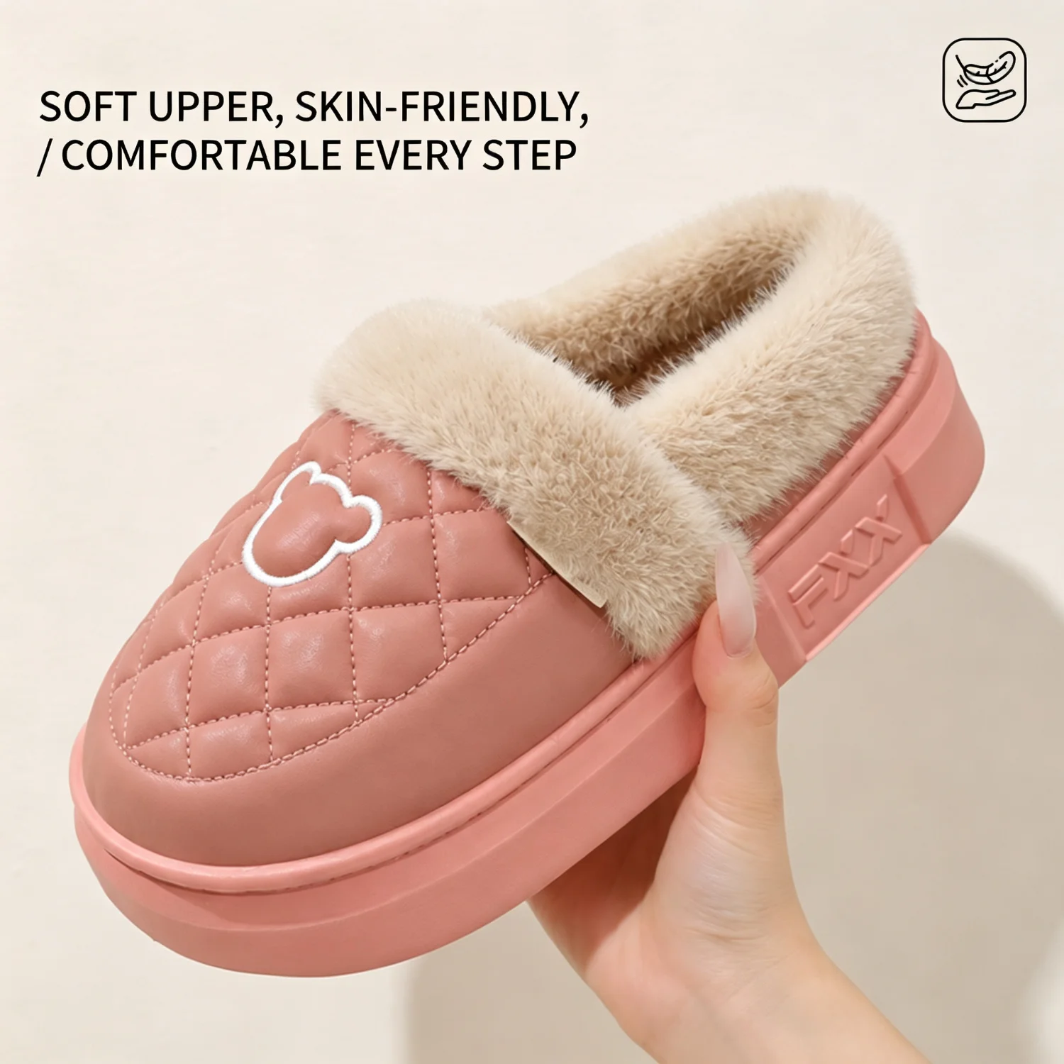 Winter Waterproof Slippers Men - Embroidery Garments review and price