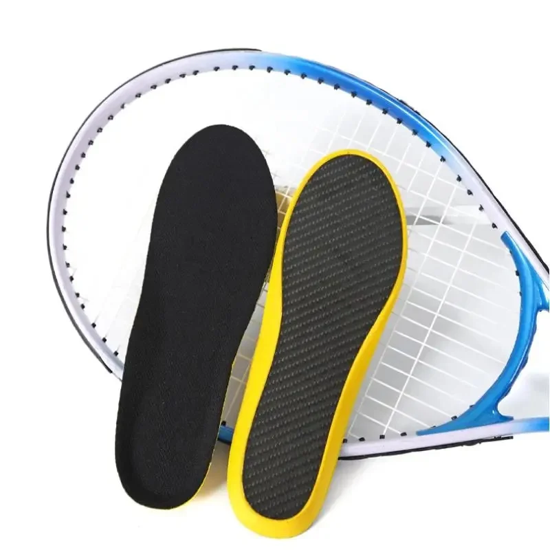 New Outdoor Foot Sports Carbon Fiber Insoles Shock Absorption High Elasticity Full Palm Foot Protection Midsole Plate Insole