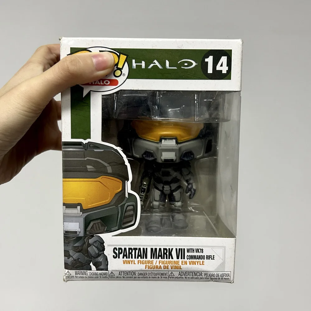 Горячая новинка: Funko Pop! Halo — Спартанец Марк VII # Коллекционные виниловые фигурки 14 Pops: игрушки, куклы, декор для дома, модели, подарки