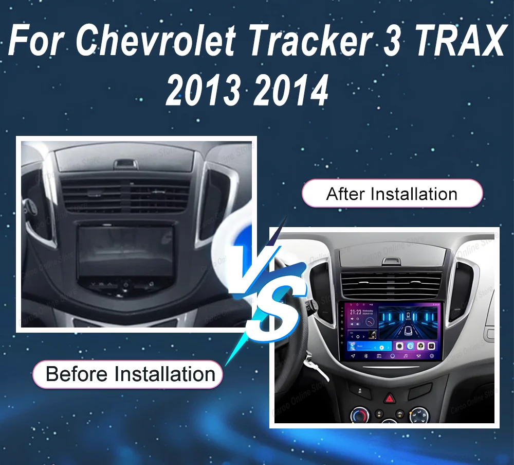 Car Android For Chevrolet Tracker 3 TRAX 2013 2014 Auto Radio Stereo Multimidia Player GPS Navigation wireless Carplay 2DIN DVD
