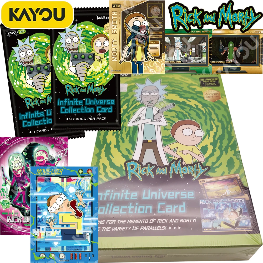 

New Official Kayou High Score Animated Rick and Morty Collection Cards Fans' Favorite Classic IP Character Creative Card Gifts