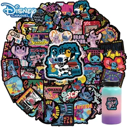 50PCS Disney Stitch Vinyl Waterproof Funny Stickers Decals for Water Bottle Laptop Skateboard Scrapbook Luggage Kids Toy