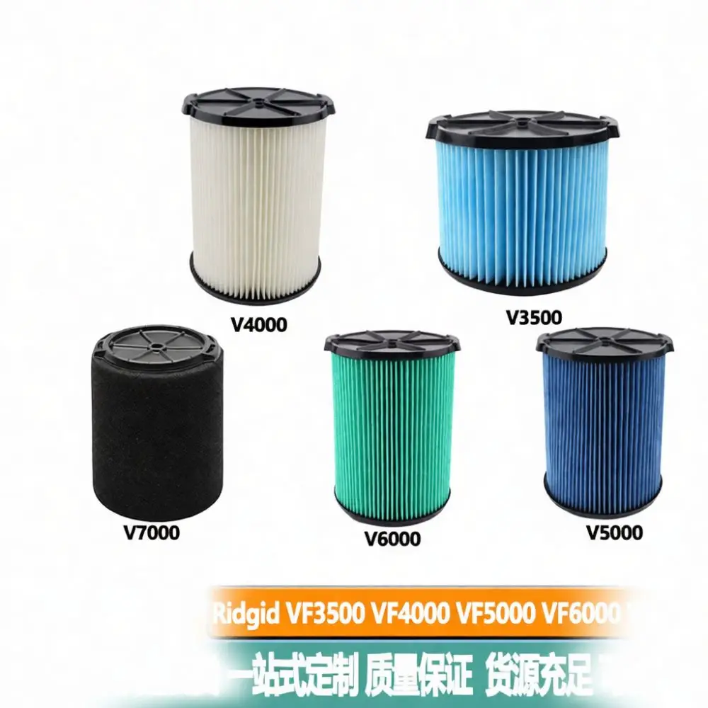 Replacement Air Cleaning Filter For Ridgid VF3500 VF4000 VF5000 VF6000 VF7000 Vacuum Collector Dust Removal Spare Parts