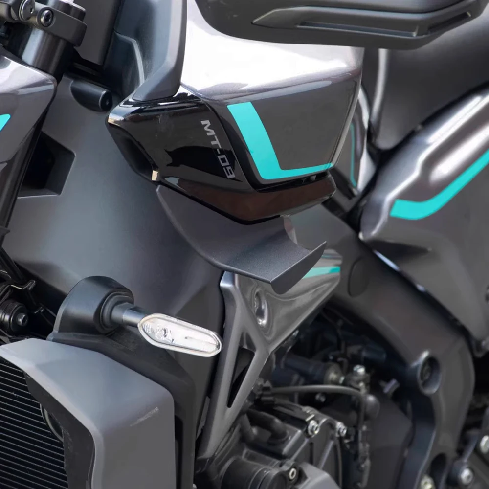 لياماها MT-09 MT09 SP 2024-2025 خزان الحرس الجانب أجنحة تحطم حامي عدة دراجة نارية غطاء خزان الوقود الملحقات #6