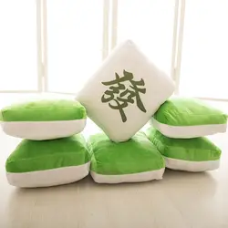 Mahjong Plush Toy Pillow Chinese Style Doll Cotton Cloth Chinese Birthday Gifts