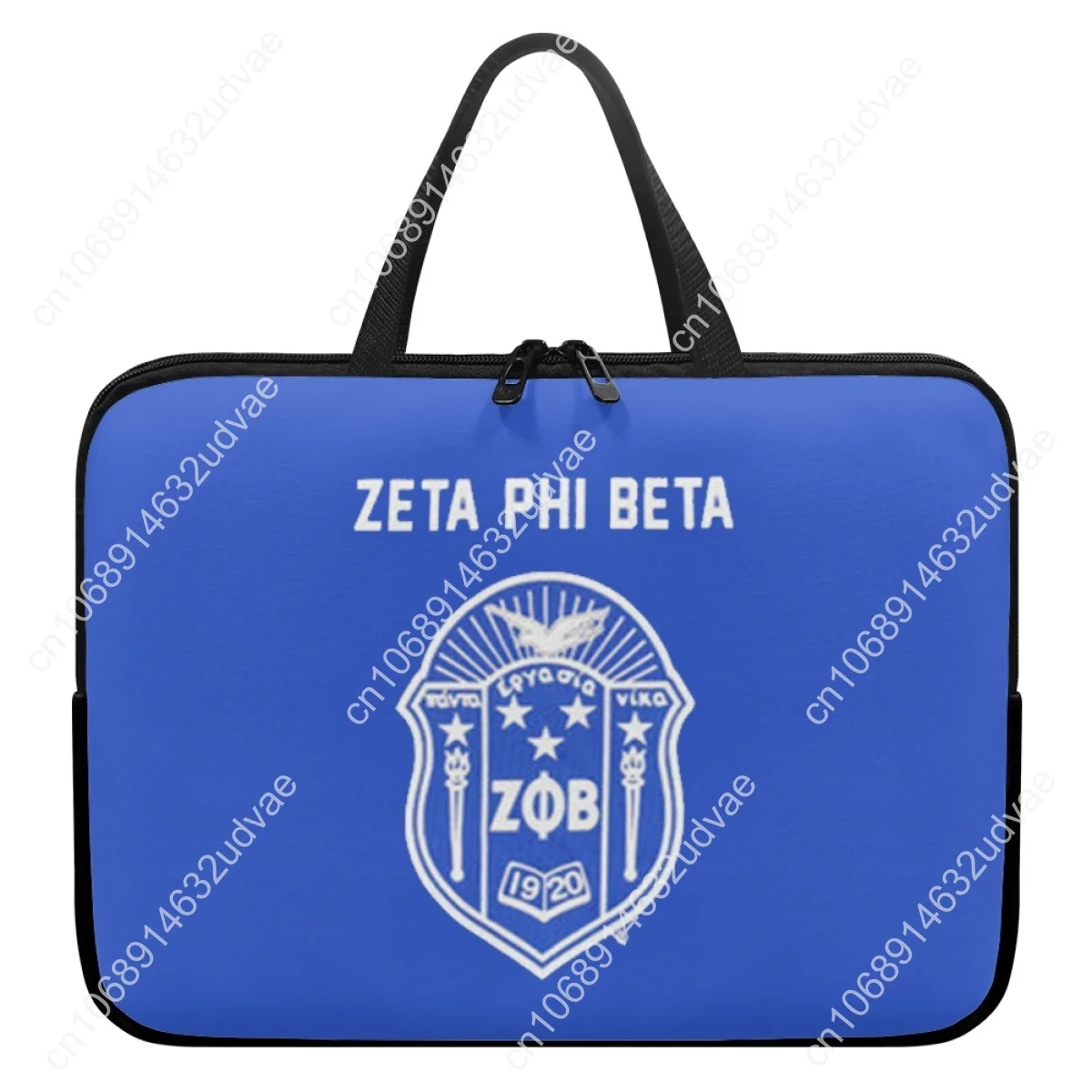 Zeta Phi Beta Sorority Print Lightweight Laptop Bag Fashion Handle Notebook Case for Adults Computer Accessories Handbags 2023 view 4