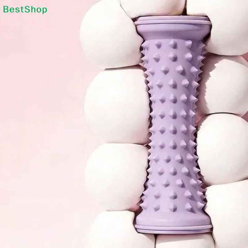 〔Y〕TPE Spiky Foot Massage Roller Deep Acupressure For Home Office Post Workout Foot Care