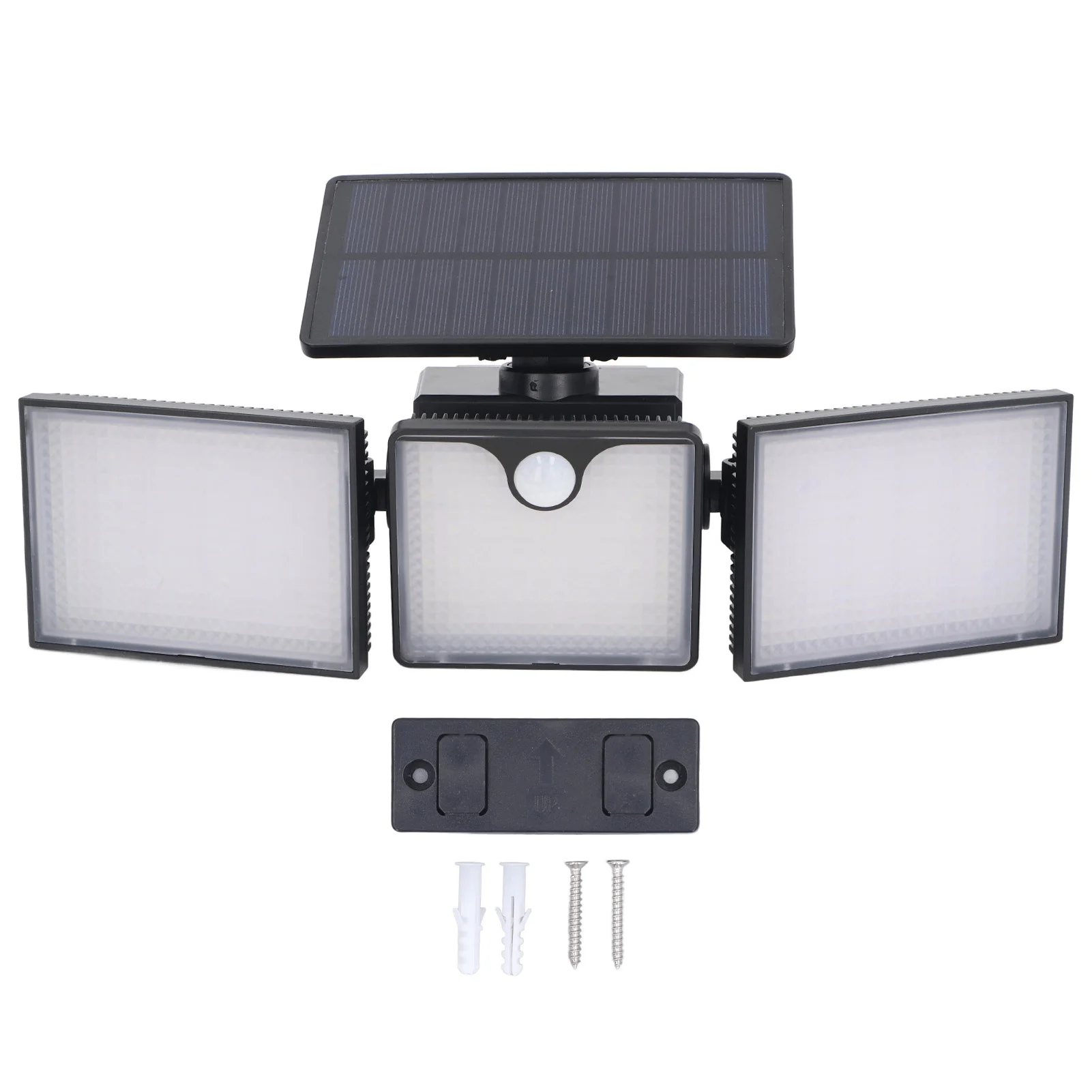 

Solar Outdoor Light with Motion Sensor 50000H LED IP65 Waterproof 3 Heads Security Lights Solar Powered for Garden Backyards
