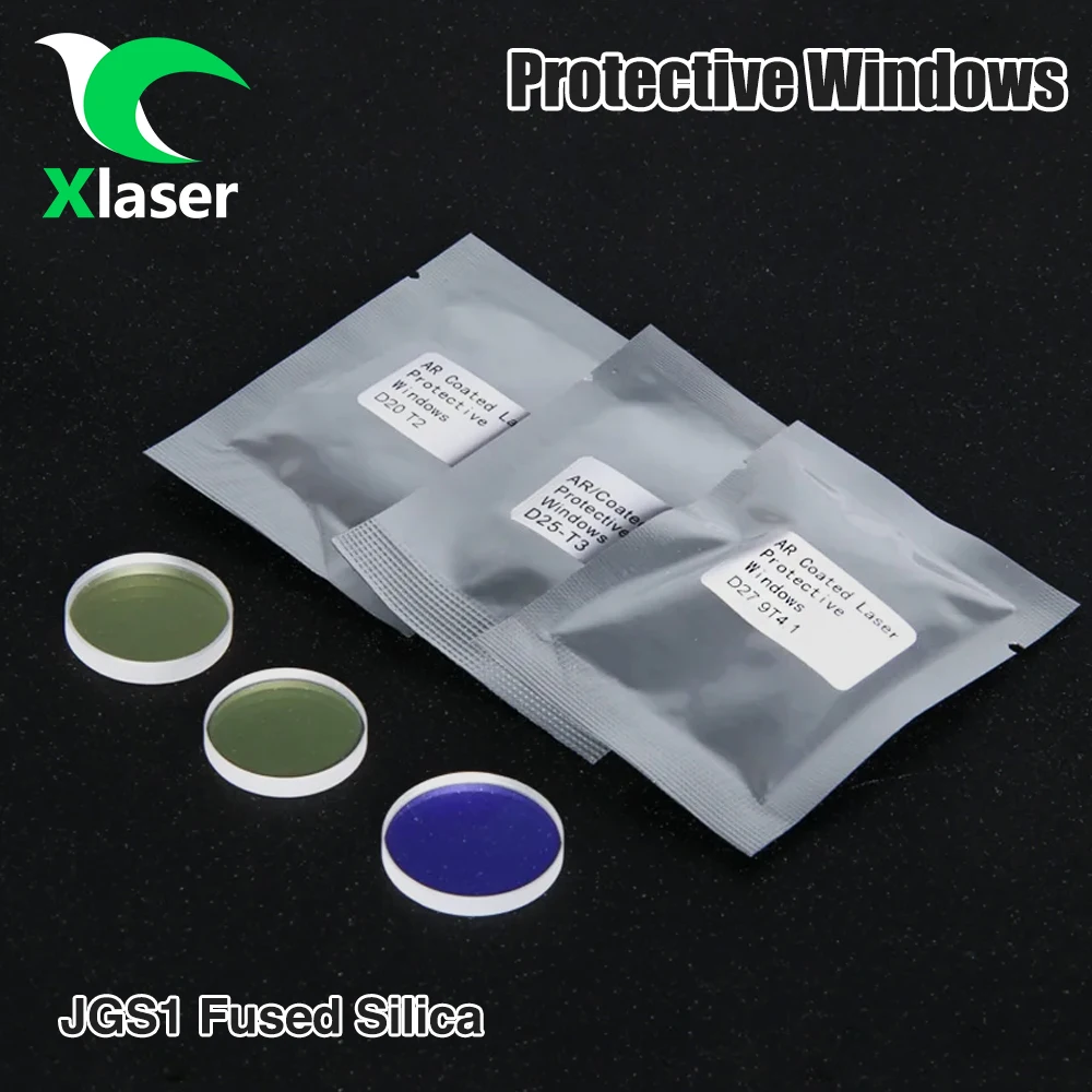 Fiber Laser Protective Windows Dia18/20/24.9/27.9/30/34/37 Protection Window Lens for WSX Precitec Raytools WSX Bodor Laser Head