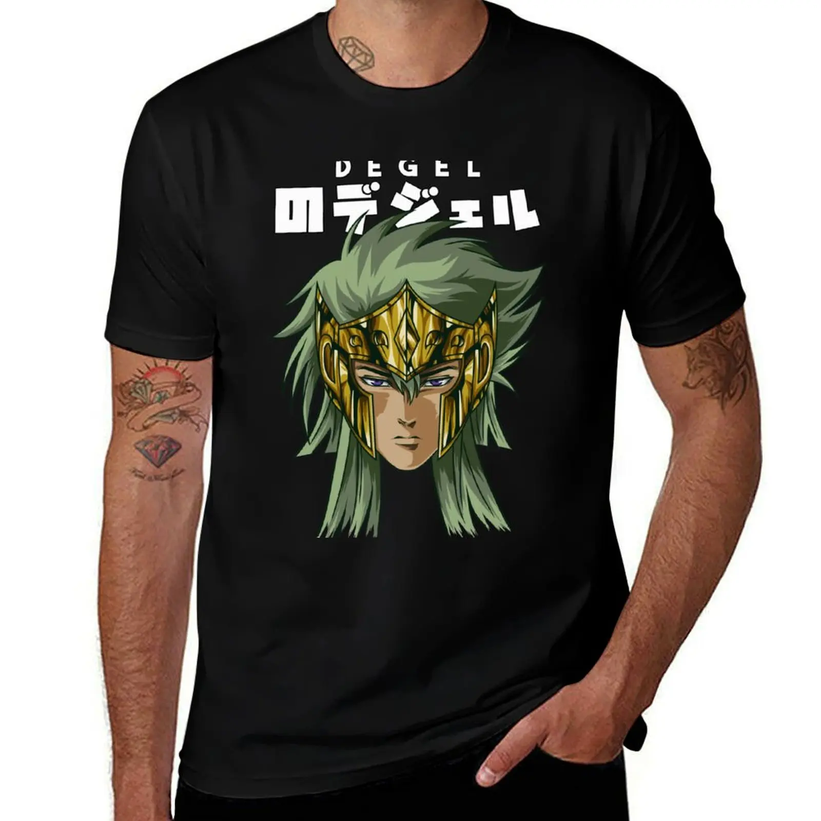Saint Seiya - Aquarius Dégel| Perfect Gift T-Shirt Light Athletic Short Sleeve Tee Shirt T-Shirt