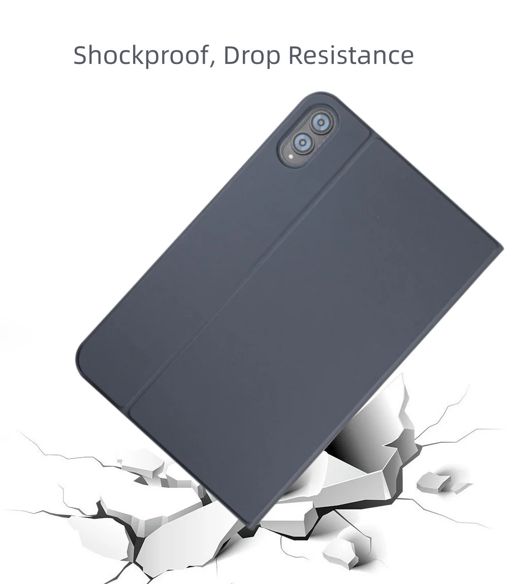 Funda de negocios para tableta Teclast T65 2025, fundas de cuero Pu con soporte ajustable multiángulo de 13,4 "con carcasa trasera de Tpu suave