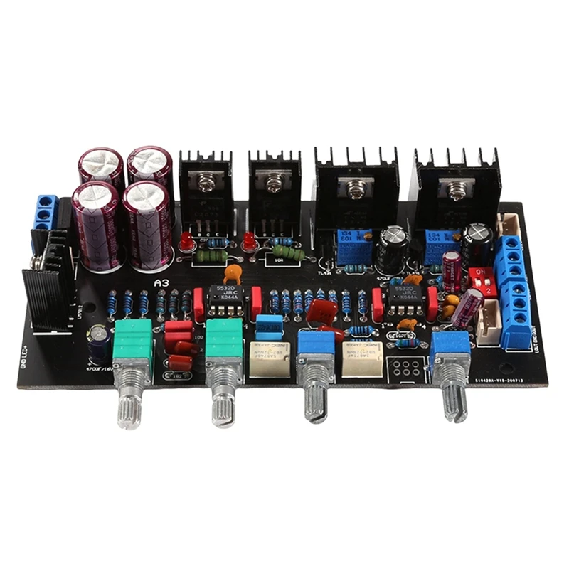 Class A Hifi Preamp Tone Control Board Components A3 Tone Board 4 Knobs Tone Board Digital Sound Remover Module Durable