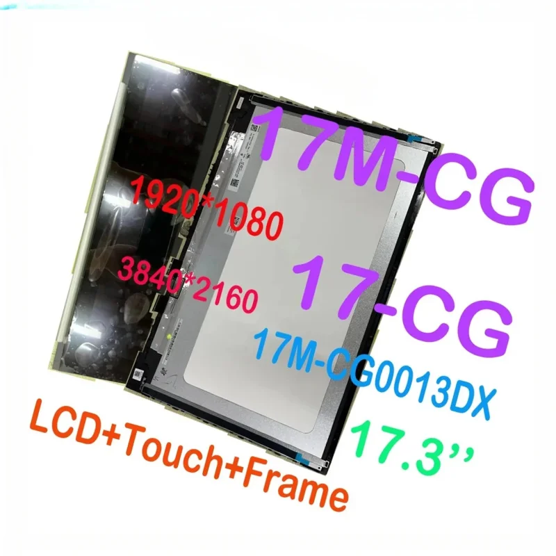 

Хорошо протестировано 17,3-дюймовый оригинальный ЖК-дисплей FHD 4K для HP Envy 17M-CG 17-CG 17M-CG0013DX TPN-C146, рамка для сборки сенсорного ЖК-экрана