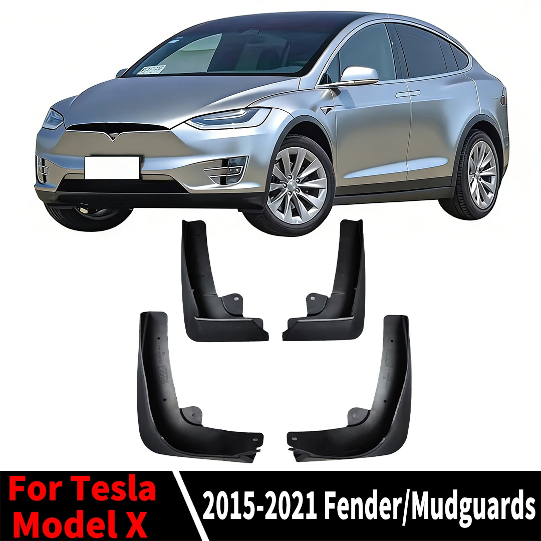 Sport Body Kit Fender Mudguards For Tesla Model X 2015-2021 Tuning Accessories Guard Splash Flap Styling Refit Decoration