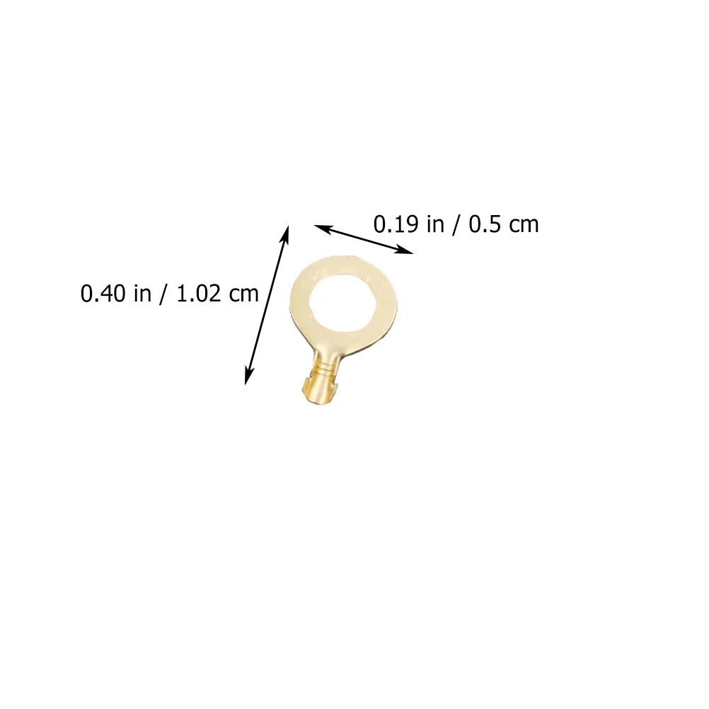 

150Pcs Copper Ring Terminal Durable Cable Lug Terminal for Car Wire Connector Electrical Machinery Accessories