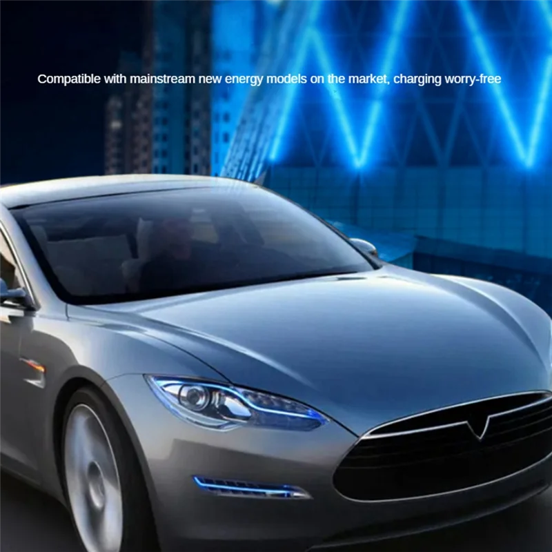 Adaptor Pengisi Daya LENZ J1772 untuk Model Tesla 3 Y S X, Adaptor SAE J1772 EV J1772 Ke untuk Tesla