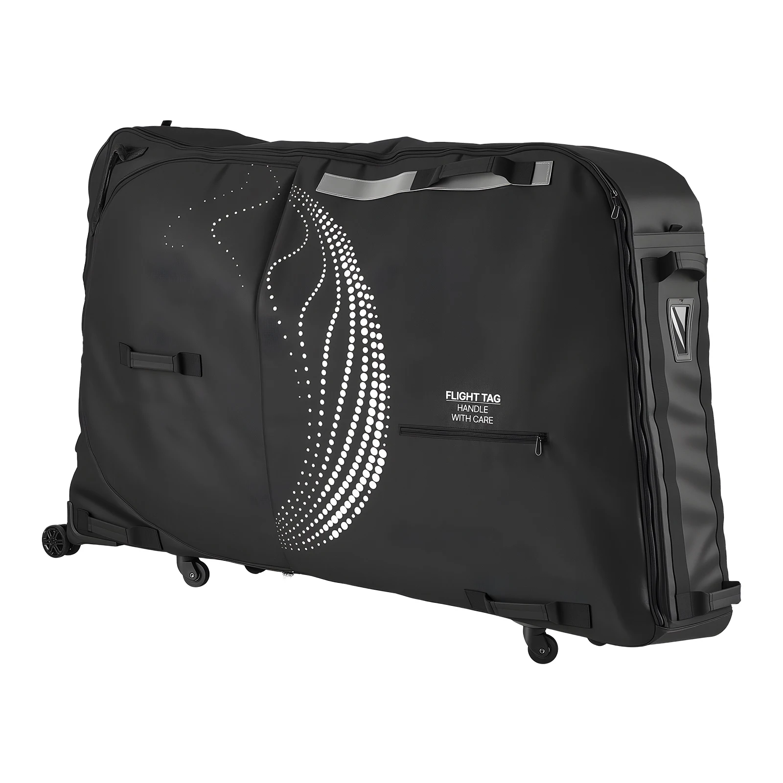 

SucceBuy Bike Travel Bag Transport Universal Bicycle Storage Case Bag with Fork Mount Stabilisation fit Max. Wheelbase 51in