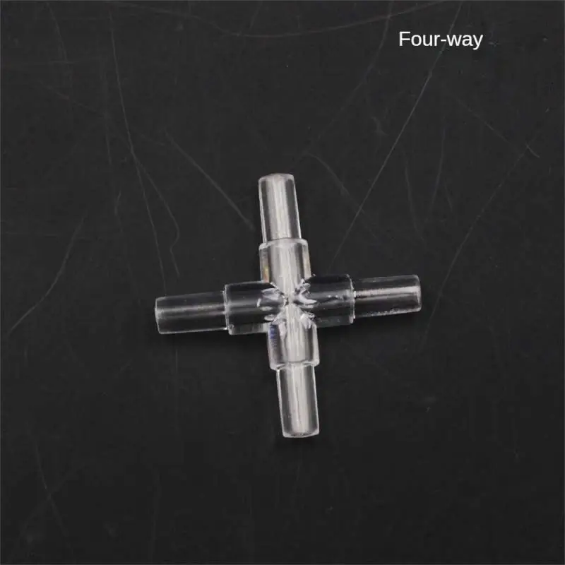 15/10/5PCS 4mm 2/3/4 Ways Aquarium Fish Tank Air Pump Connector T Shaped Connector Control Valve Air Pipe Tube Accessories