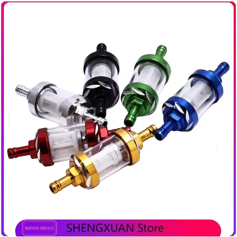 Motorcycle transparent  filter element, fuel filter, detachable fuel filter accessories. Multiple colors available