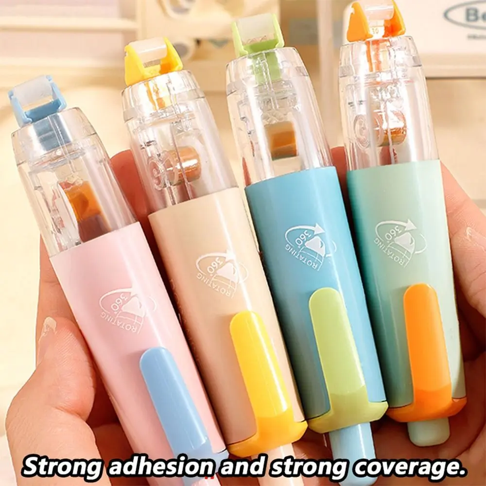 

360 Degree Rotation Head Dot Glue Tape Press Using DIY Scrapbooking Double Sided Adhesive Tape Large Capacity Rolling Glue Tape