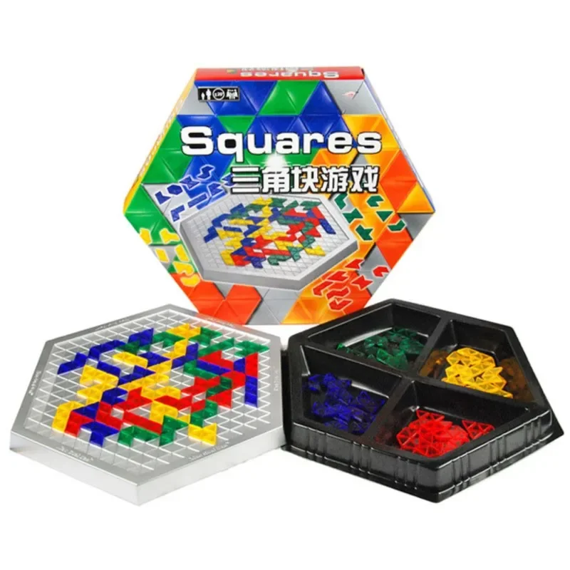 Hexagonal Version Board Game Blokus Educational Toys Squares Cube Puzzle Easy To Play For Children Adult Russian Box Series