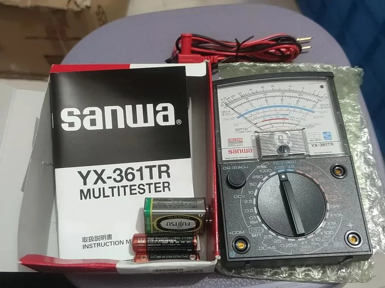 Sanwa YX361TR Analog Multimeter, Multi-functions using 24 Contact Switch