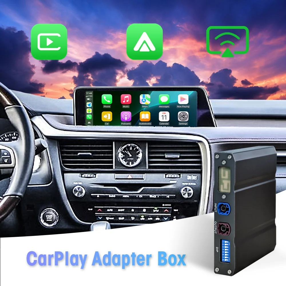 NewFor LEXUS RX ES NX CT IS RC 2013-2020 Binarytek Wireless CarPlay Android Auto Adapter Module Car Radio