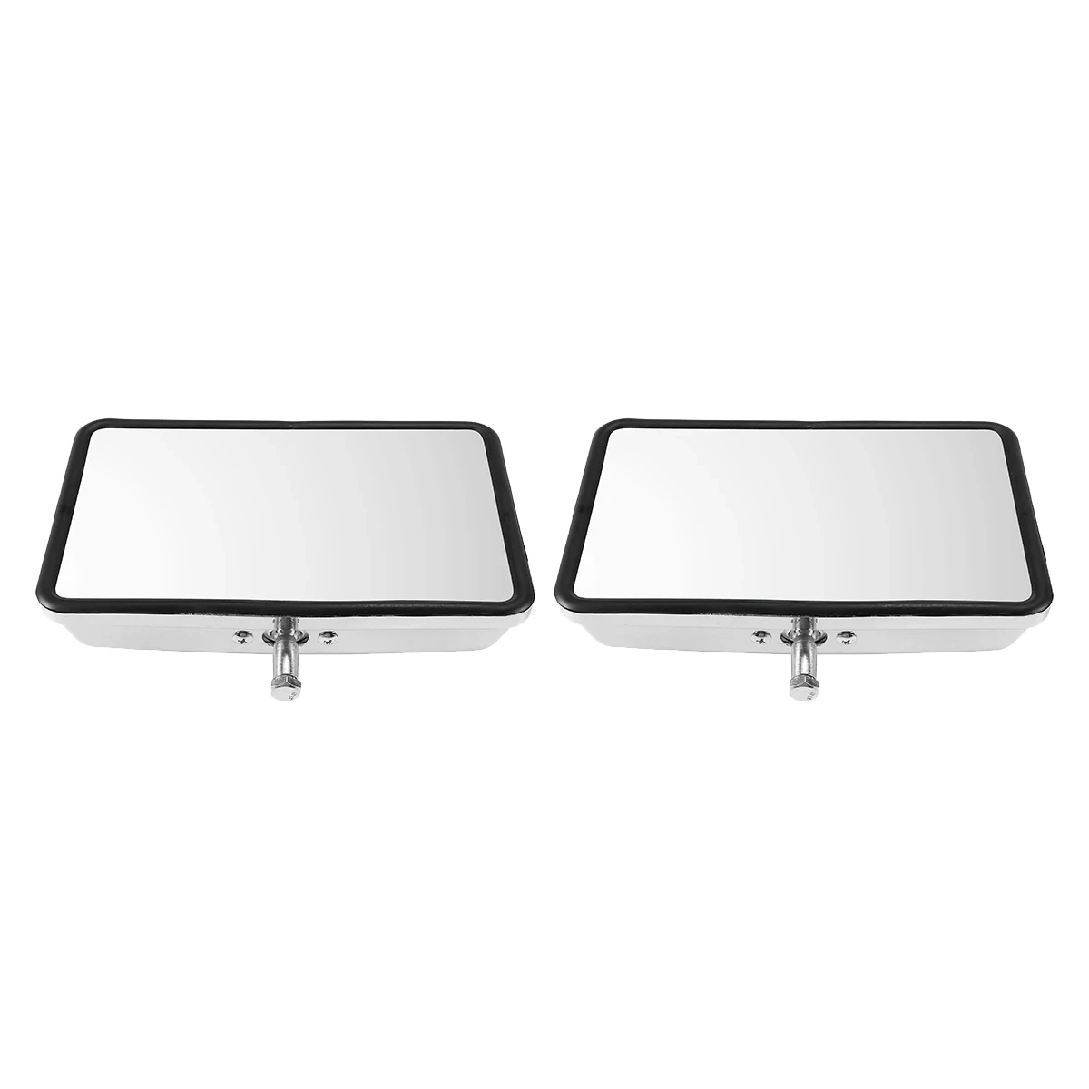 2x Retro Auto Seite Rückspiegel Autotür Flügel Rückspiegel für Toyota Land cruiser 70 75 78 Hilux ute Silber