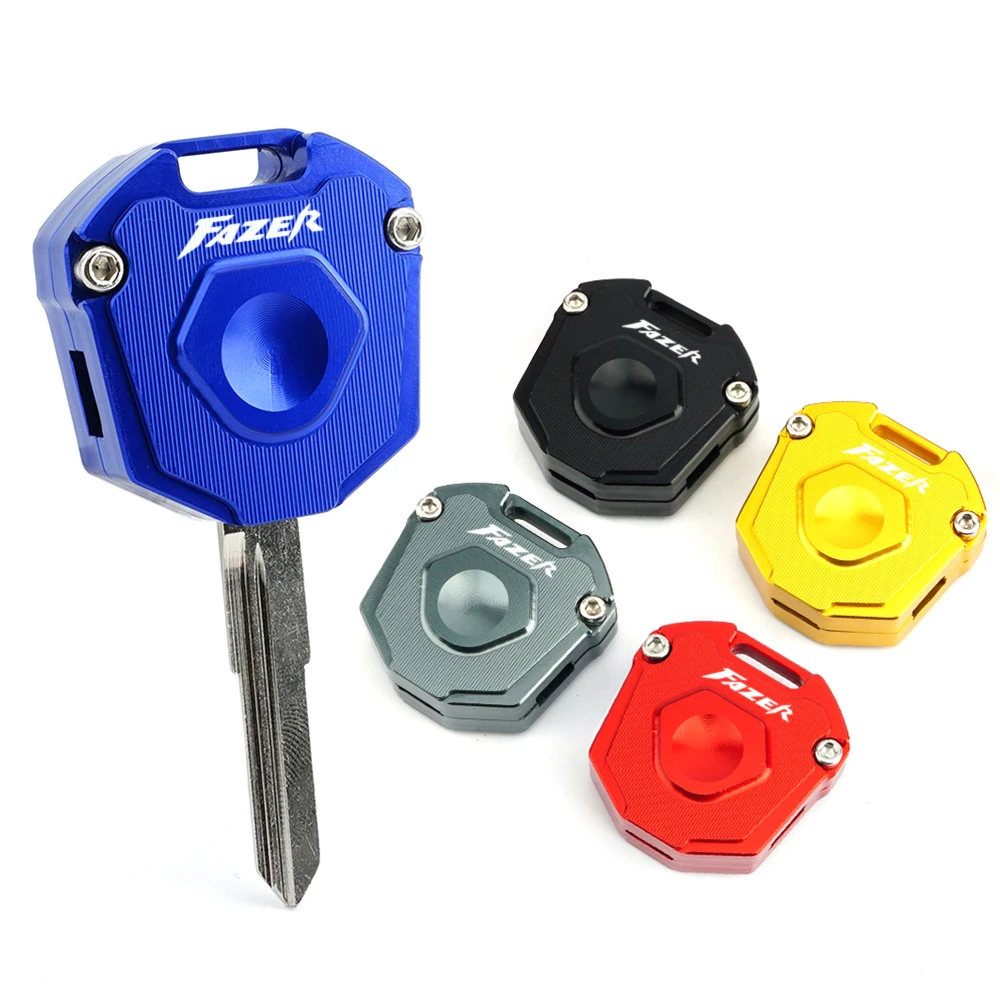 New For YAMAHA FZ1 FZ6 FZ8 FAZER FZ 1 FZ 6 FZ 8 ZF6N FZ6R Motorcycle CNC Key Cover Cap Creative Keys Case Shell With Logo FAZER