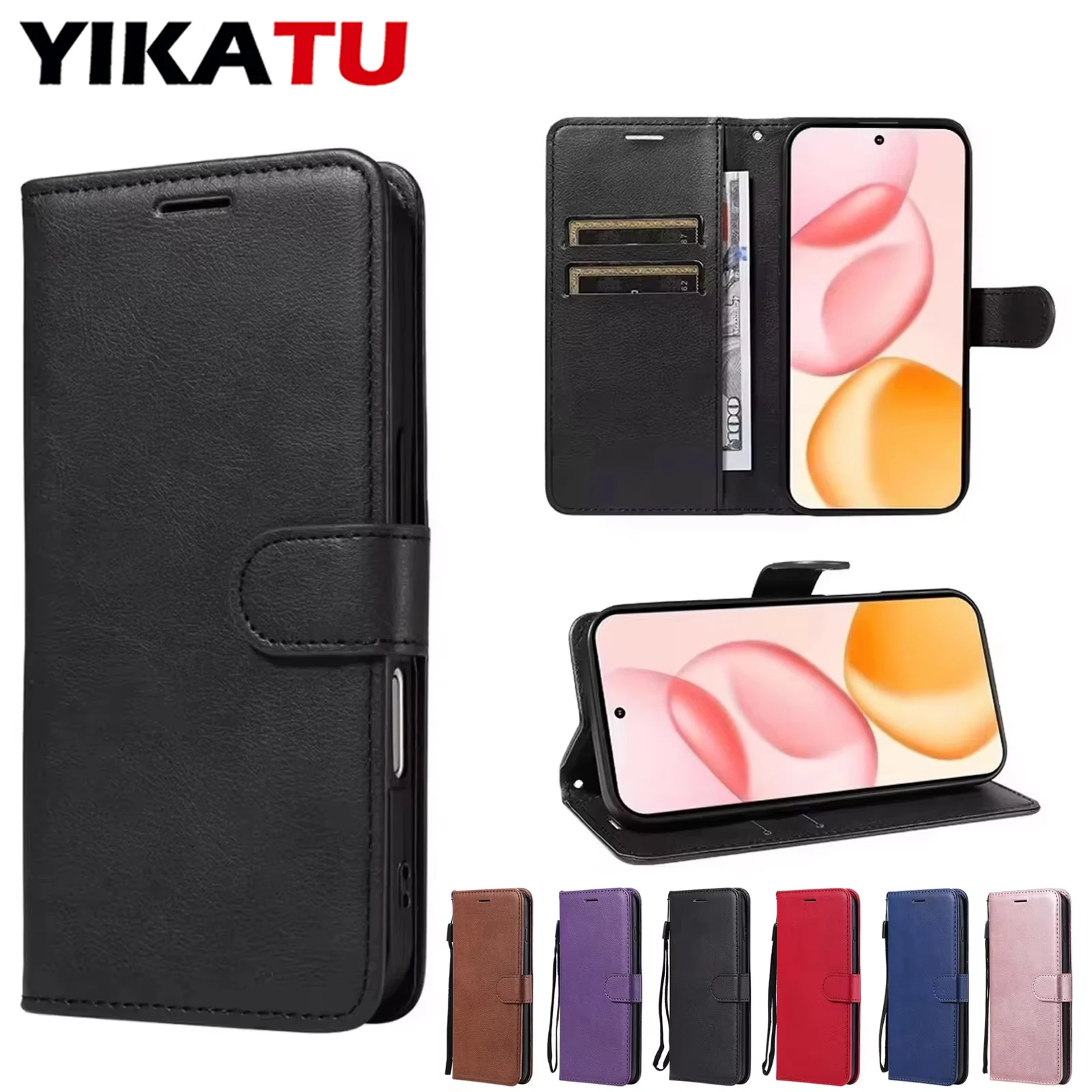 Wallet Leather Case For Huawei Mate 60 Pro Plus 50 40 30 5G 20 X 10 Lite 7 P Smart Z 2019 2020 2021 Magnetic Stand Flip Cover