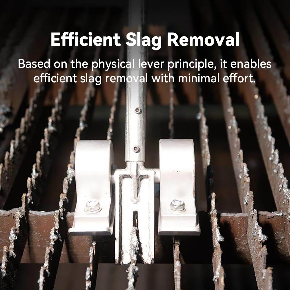 Manual Slat Slag Removal Tool for Laser Cutting Machine Bed, Handheld Non-Electric Slat Cleaner