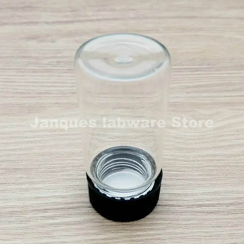 Imagem -04 - Garrafa de Amostra de Vidro Transparente de 2ml a 60ml Frascos de Reagente com Tampa de Plástico de Parafuso e Almofada pe Frasco Pequeno de Laboratório Usado para Classificação
