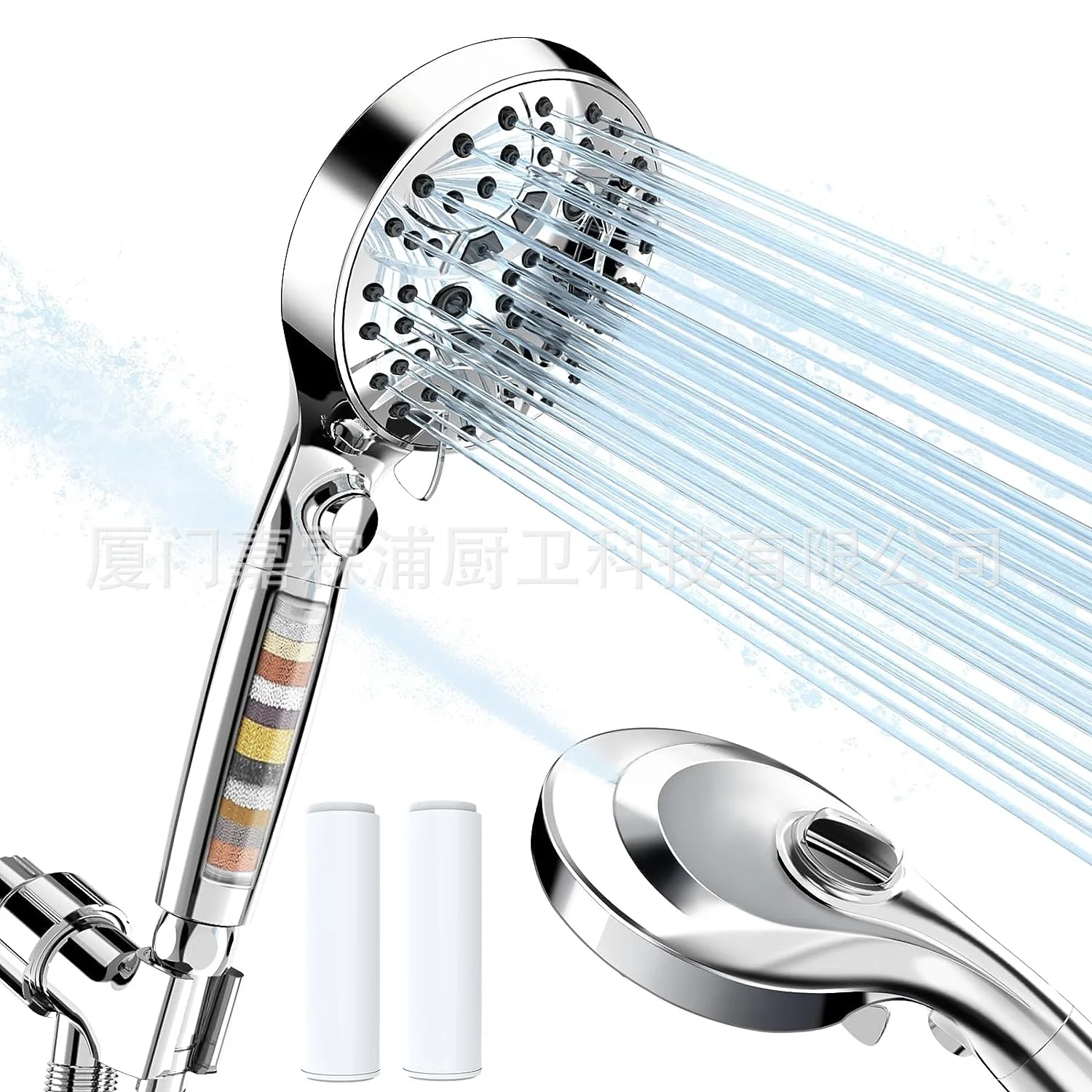 

Трансграничная внешняя торговля, американская насадка, 10 функций с фильтром-распылителем, ручной душевой набор под давлением, насадка для душа