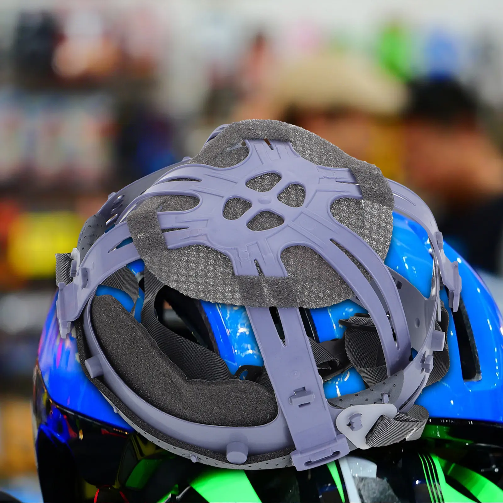 

Hard Hat Suspension Liner Insert Adjustable Grey 6-Point Bump Cap Insert Safety Head Protection Replacement Accessories