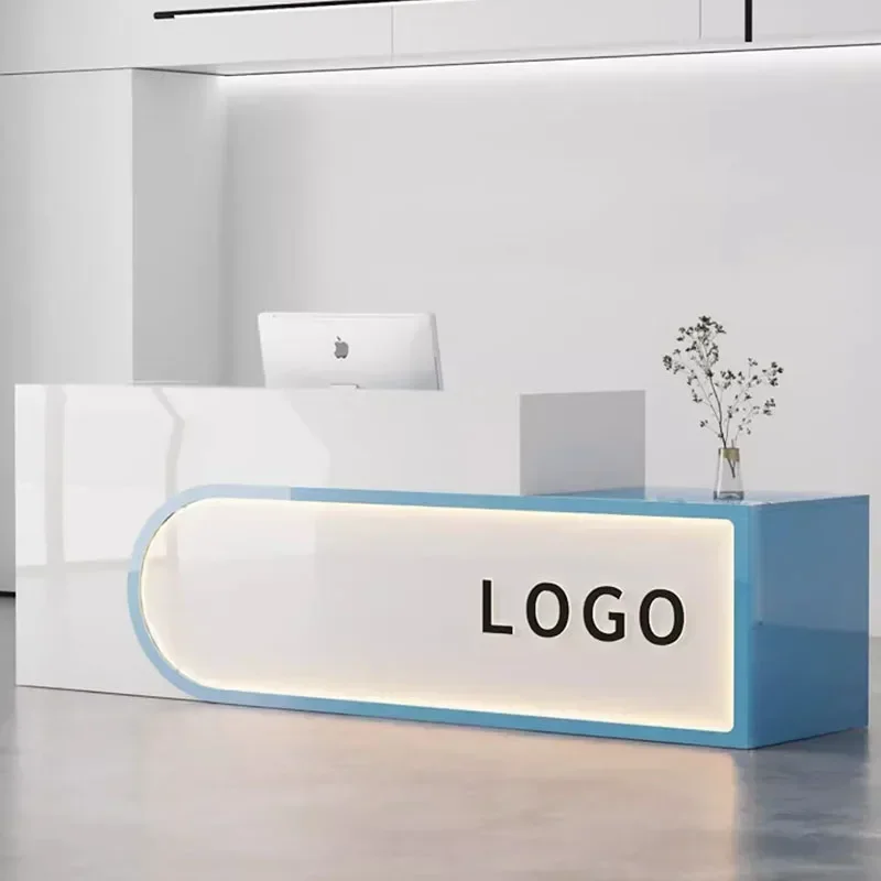 

Beauty Salon Desk Reception Bar Counter Property Institutions Desk Reception Service Counter Empfangstheke Furniture Counter