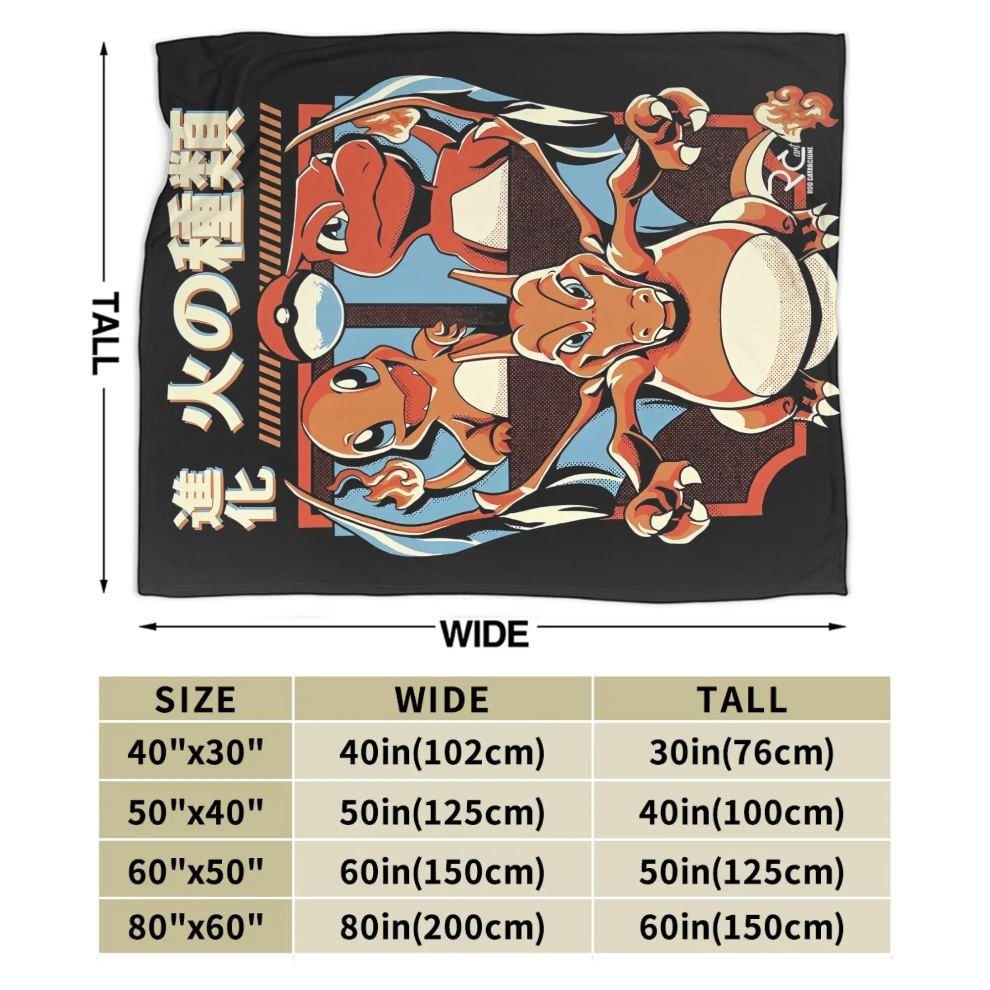 البوكيمون المرجان الصوف أفخم رمي البطانيات Charmander Charmeleon Charizard بطانية للفراش الأريكة الدافئة أفخم رقيقة لحاف ،