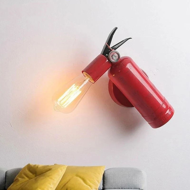 Retro Wall Lamp Fire Extinguishing Gas Wall Lamp Restaurant Bar Lighting Hallway Casual Wall Lamp Decor Home Lights
