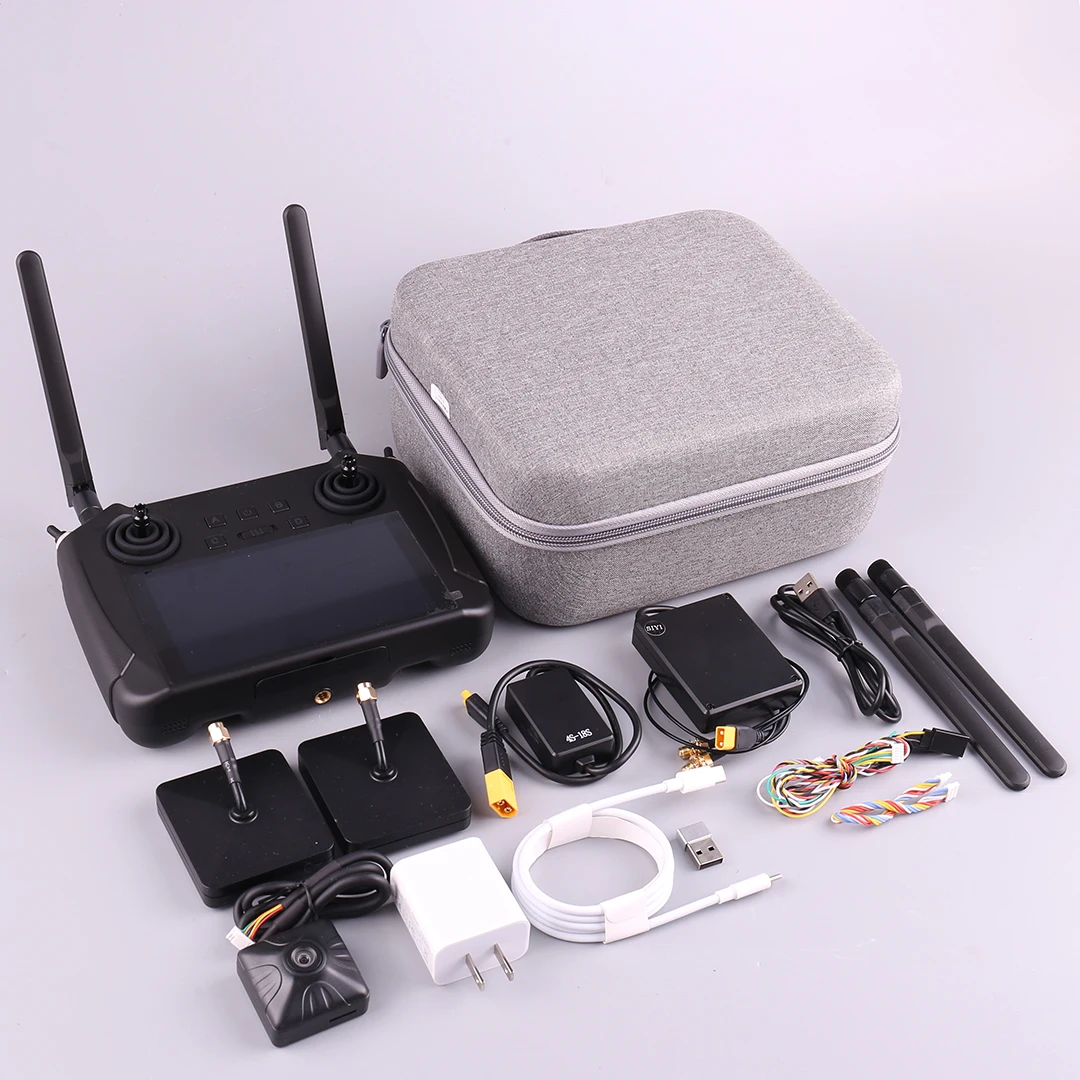 محطة تحكم أرضية محمولة باليد SIYI MK15 الإصدار الصناعي للطائرات بدون طيار والمركبات البحرية بشاشة عالية الدقة وساطعة ومدى 30 كم