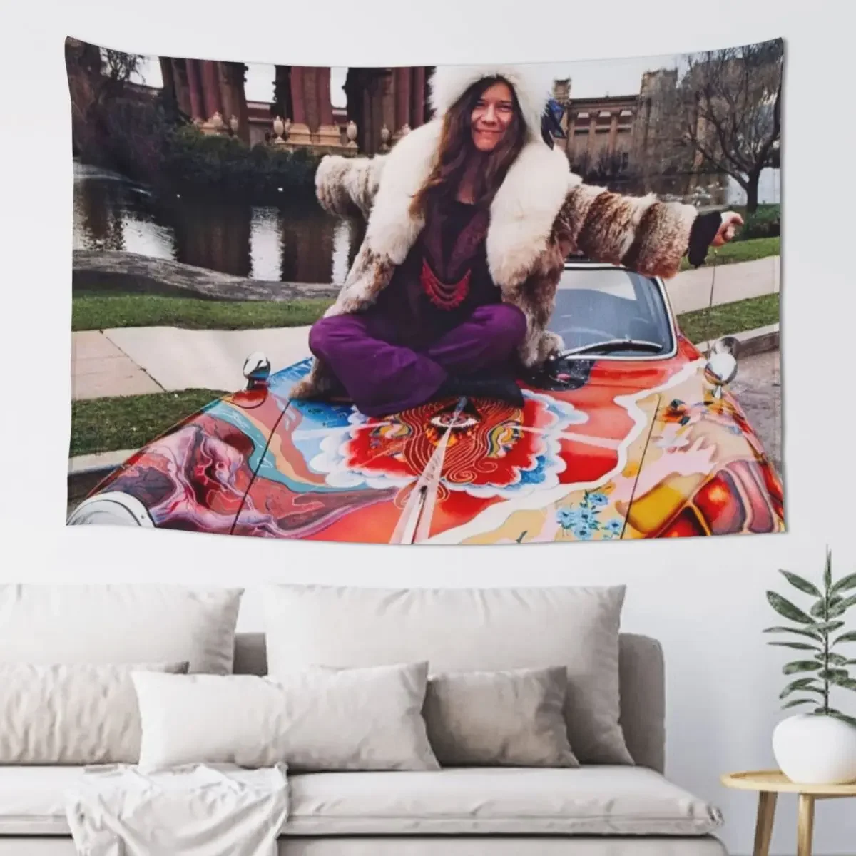 Janis Joplin Tapestry Room Decorator Room Decorations Aesthetics Wall Coverings Home Decorations Aesthetic Tapestry