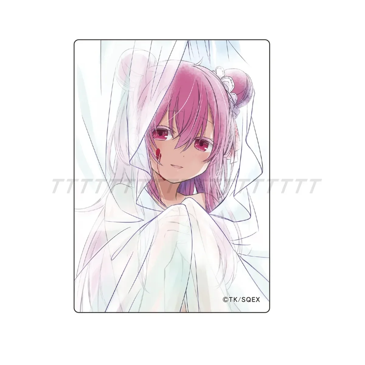 Game Matsuzaka Satou Koube Shio Acrylic Stand Mini Figure Doll Anime Keychain Keyring for Gift